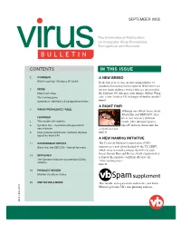 Contents in This Issue