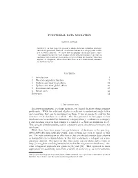 Functorial Data Migration