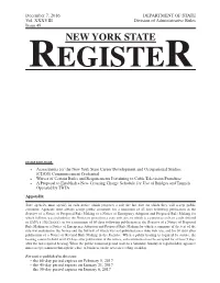 New York State Department of State