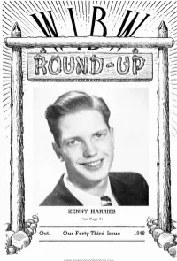 October Our Forty-Third Issue 1948 the WIBW Round -Up Magazine Is Published Monthly by the WIBW Round -Up