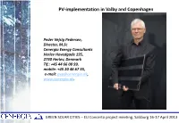 PV-Implementation in Valby and Copenhagen