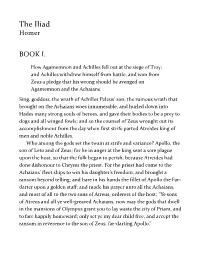 The Iliad Homer