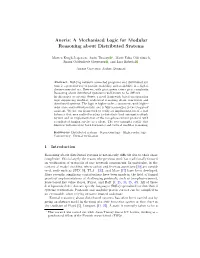 Aneris: a Mechanised Logic for Modular Reasoning About Distributed Systems