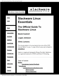 Slackware Linux Essentials.Pdf