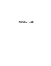 The Pretext Guide