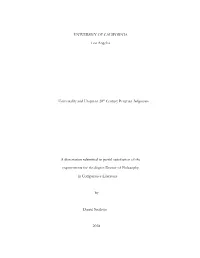 UNIVERSITY of CALIFORNIA Los Angeles Universality and Utopia In