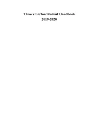 2019-2020 Student Handbook