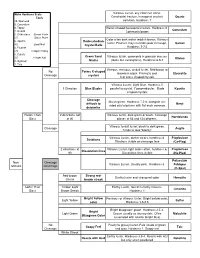Mineral Flow Chart