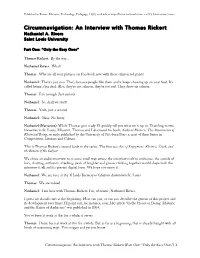 An Interview with Thomas Rickert Nathaniel A