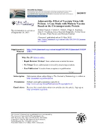 Based on the Circumsporozoite Protein Protein: a Case Study With
