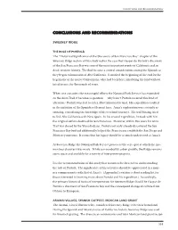 Conclusions and Recommendations