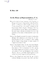 H. Res. 120 in the House of Representatives, U