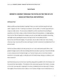 Hermetic Journey Through the Paths on the Tree of Life