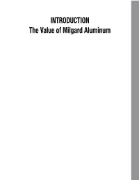 INTRODUCTION the Value of Milgard Aluminum