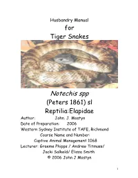 Tiger Snake Antivenom