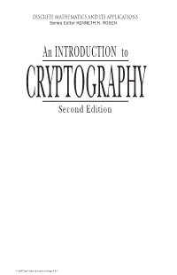 An Introduction to Cryptography, Second Edition Richard A