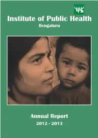 Annual Report 2012 - 2013 IPH Profile