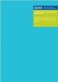 International Review of Leave Policies and Related Research 2008