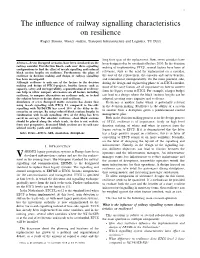 The Influence of Railway Signalling