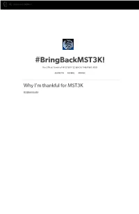 Bringbackmst3k!