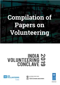 Compilation of Papers on Volunteering