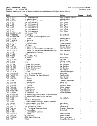 Goodfellow Library 1 Page Aug 20, 2021 at 9:12 Am Title List