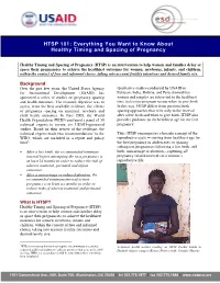 HTSP 101: Everything You Want to Know About Healthy Timing and Spacing of Pregnancy