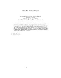 The WG Stream Cipher