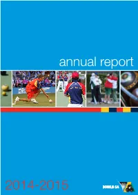 2014-2015 Bowls SA Annual Report 2014-2015 | 5 Bowls SA Governance