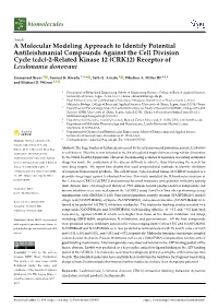 A Molecular Modeling Approach to Identify Potential