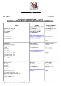 Approved Venue List.Pdf