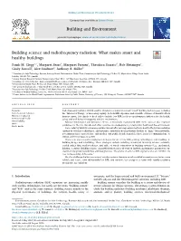 Building Science and Radiofrequency Radiation What Makes Smart And