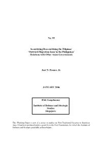 Filipinos' Migration Issue 1