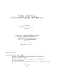 Scaling Data Mining in Massively Parallel Dataflow Systems