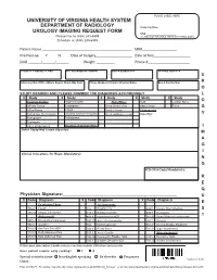 030371 Urologyimagingrequest