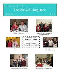 RASCAL Newsletter Summer 2019