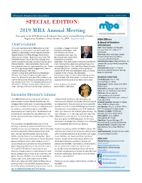 2019 MBA Annual Meeting Your Guide to the 2019 Minnesota Broadcaster Association’S Annual Meeting in Duluth