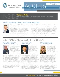 Access Fall 2020