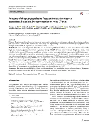 Anatomy of the Pterygopalatine Fossa: an Innovative Metrical Assessment Based on 3D Segmentation on Head CT-Scan