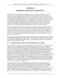 Chapter 2 Proposed Action and Alternatives