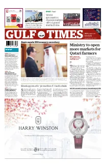 Ministry to Open More Markets for Qatari Farmers