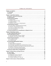 Table of Contents