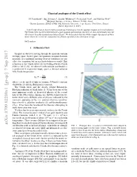 Arxiv:1709.02200V1 [Gr-Qc] 7 Sep 2017 Acceleration Such As in Laser Plasmas, Wakeﬁelds Or Strongly FIG