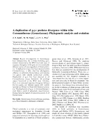 Phylogenetic Analysis and Evolution