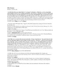 NFL Packet.Pdf