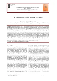 The Characteristics of Extruded Faba Beans (Vicia Faba L.) Introduction