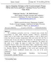 Aspects of Quantum Mechanics in the French Lieutenant's