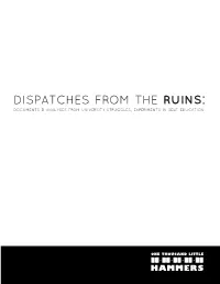 Dispatches from the Ruins