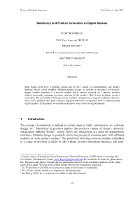 Modularity and Product Innovation in Digital Markets