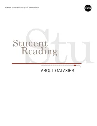 NASA Student Reading About Galaxies